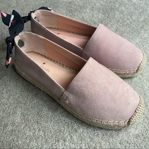 NEW Kate spade pink espadrilles flats